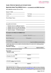Registration Form for the Master Thesis
