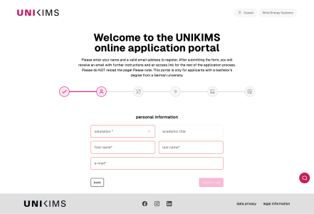 WES application step 2