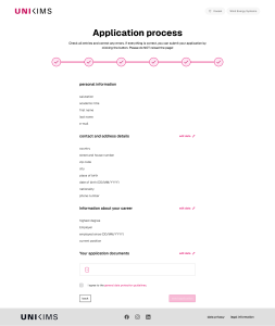 WES application step 7